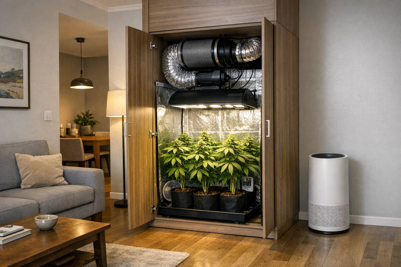 Control de olores en cultivo indoor: filtros de carbón, ozonizadores y trucos para un piso sin “aromas” Control de olores en cultivo indoor: filtros de carbón, ozonizadores y trucos para un piso sin “aromas”